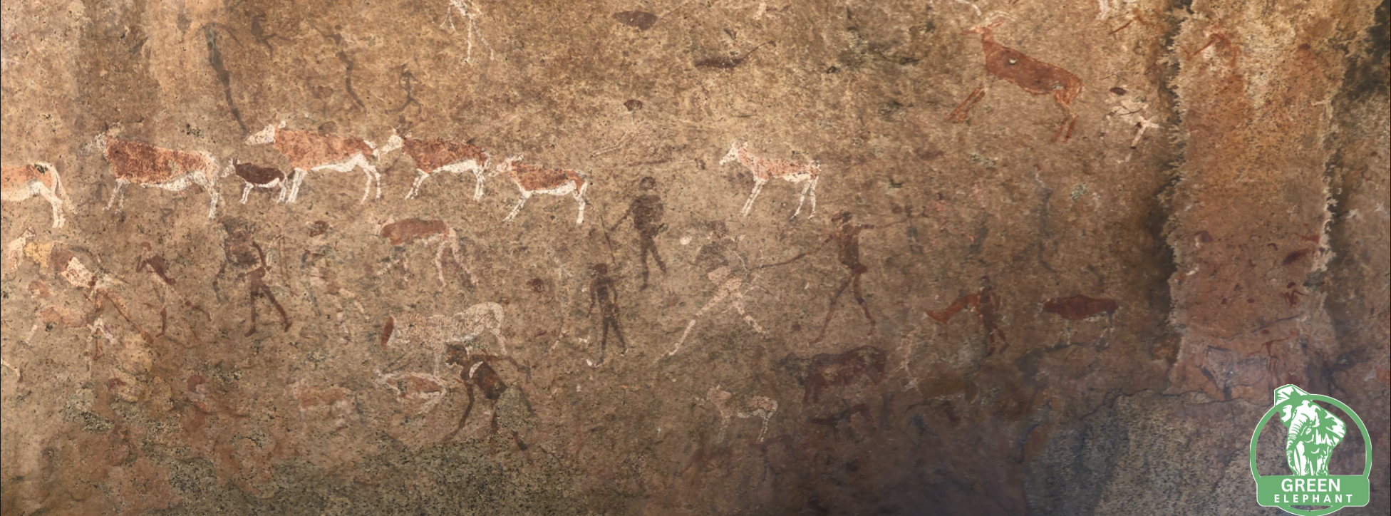 The White Lady Painting Brandberg Damaraland Uis